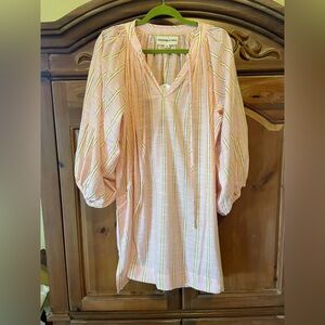 NWT Daughters of India Poet Dress in Sherbert